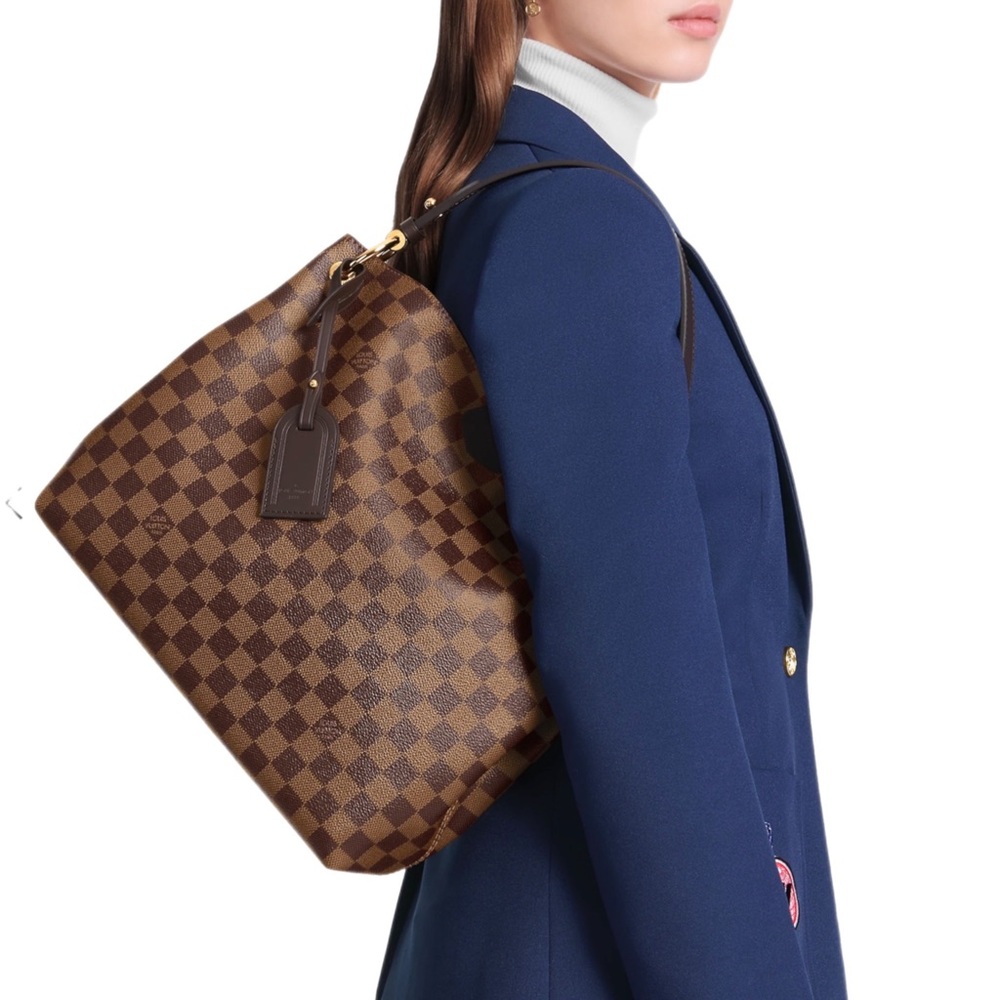Louis Vuitton, Damien ebene shoulder Bag